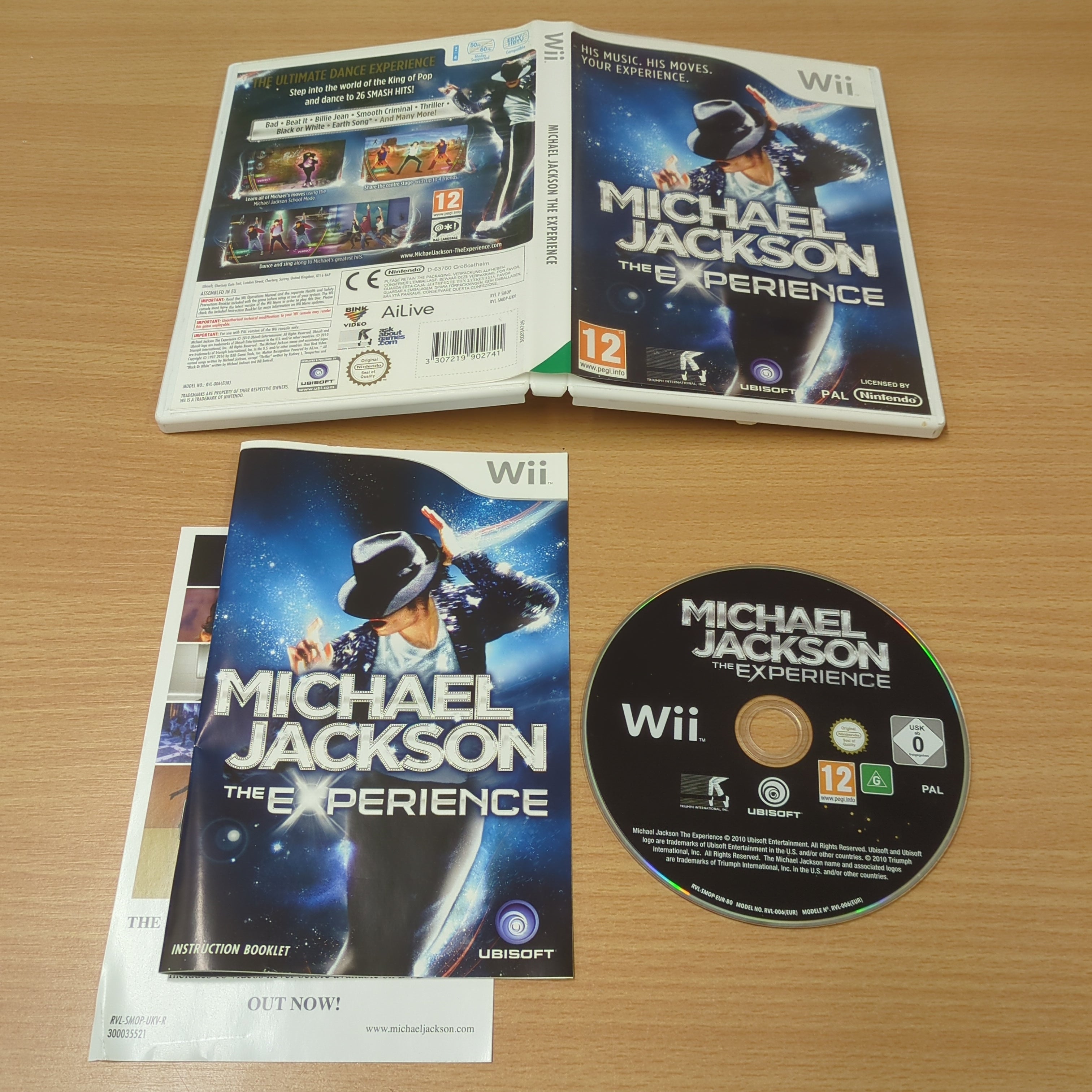 Michael Jackson: The Experience Nintendo Wii game Michael Jackson: The Experience Nintendo Wii game